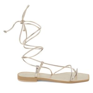 Dolce Vita Itzel Metallic Lace Up Gladiator sandals